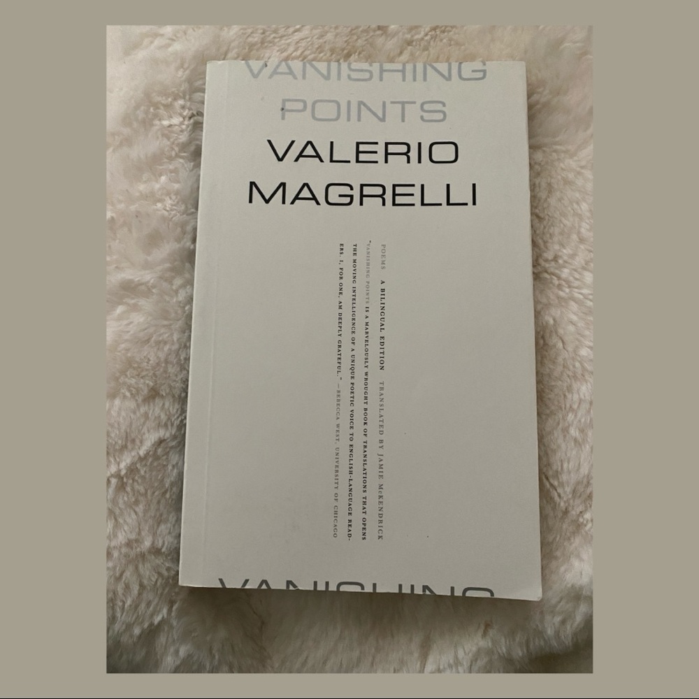 Vanishing Points by Valerio Magrelli
